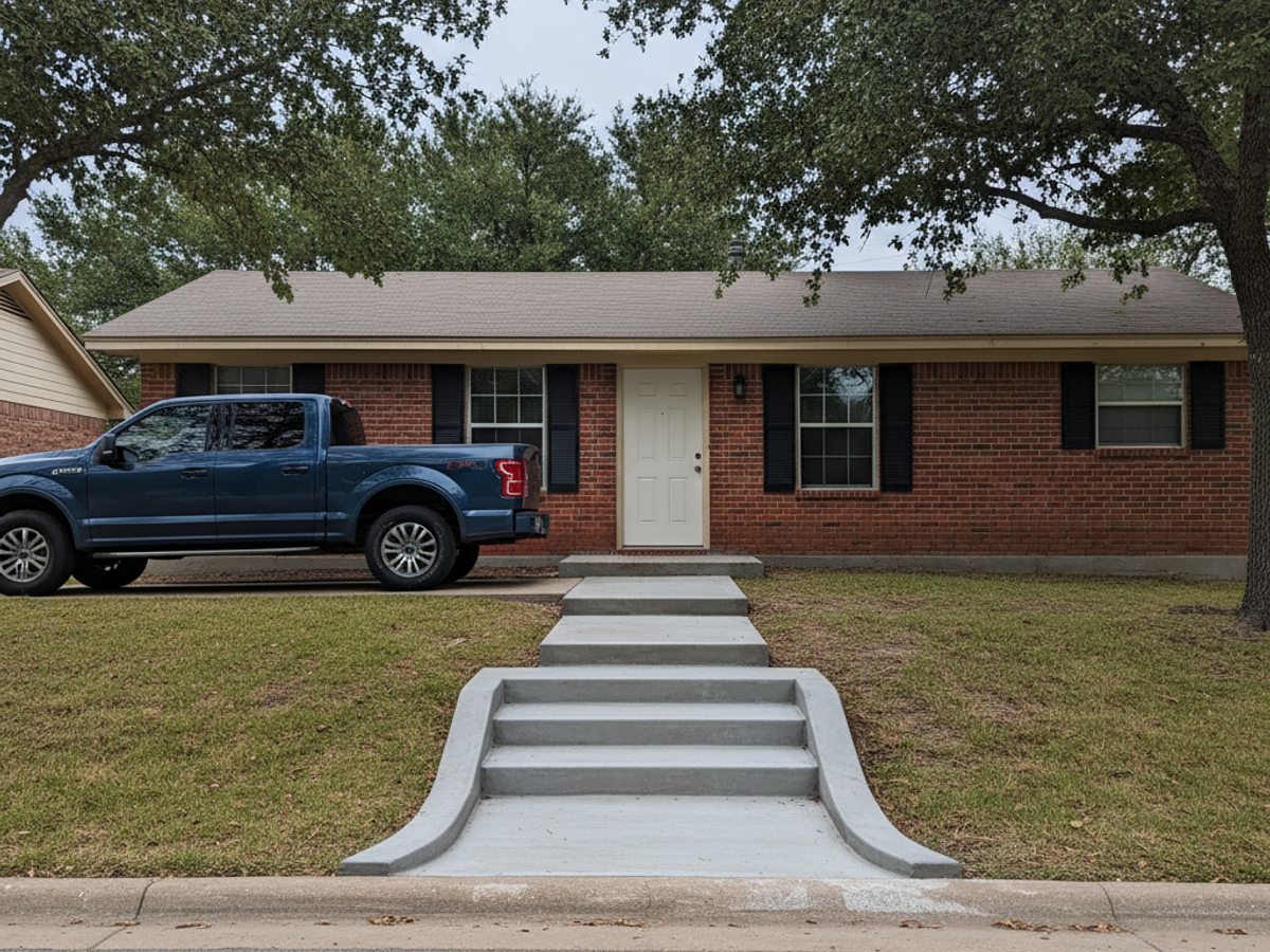 Concrete Retaining Walls completed by All Star Concrete Company in Wylie, TX